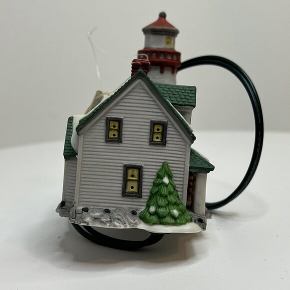 Dept 56 Craggy Cove Lighthouse Christmas Tree Ornament from 1998 - Picture 7 of 9